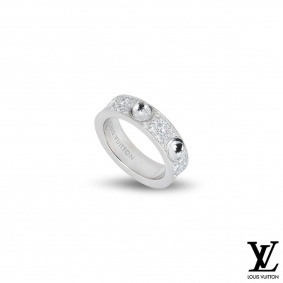 Authentic Louis Vuitton Petite Berg Empreinte Ring #270-003-606